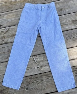Polo Ralph Lauren Boy’s Blue Cotton Blend Pants Size 6 - Picture 1 of 6