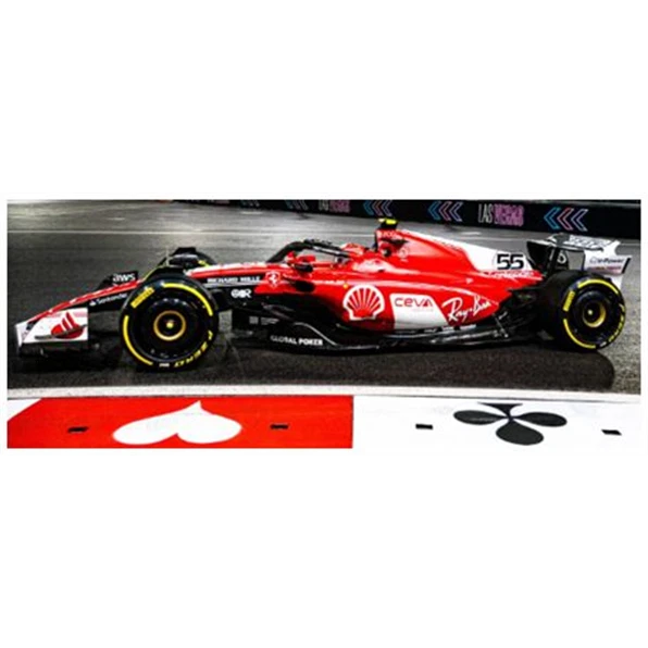 Looksmart 1:18 Scale Scuderia Ferrari SF23 #55 Scuderia Las Vegas GP 2023 Sainz - Image 1 of 1