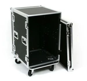 OSP 16u Space Pro ATA Rack Road Case w/4" Quality Rubber Wheels - Picture 1 of 8