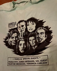 Camiseta FANEX 8 1994 Hammer Films Convention XL - Imagen 1 de 2