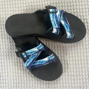 Sandalias deportivas Chaco Chillos Slide para hombre 12 azules JCH107089 ajustables - Imagen 1 de 6