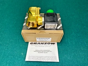 Brand New Granzow W4D20-00E-09 Solenoid Valve 1/2" Brass - Picture 1 of 6