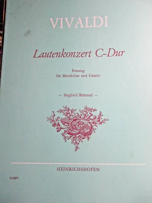 Mandolin and Guitar - Lautenkonzert C-Dur by Antonio Vivaldi - Heinrichschofen - Image 1 of 4