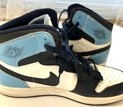 Limpias Nike Air Jordan 1 Retro Alto OG Obsidian 537383-020 Para hombres Talla 11.5 Foto 1 de 4