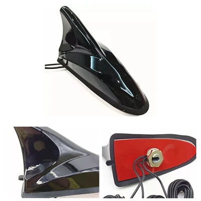 Shark Fin Car Antenna Radio FM/AM Signal Aerial Amplifier For WIFI GPS SystemJL9 - Image 1 of 4