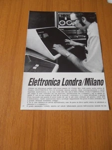 MOSTRA ELETTRONICA 1972 DI MILANO E LONDRA COMPUTERS CALCOLA MATEMATICO LEIBNITZ - Picture 1 of 2