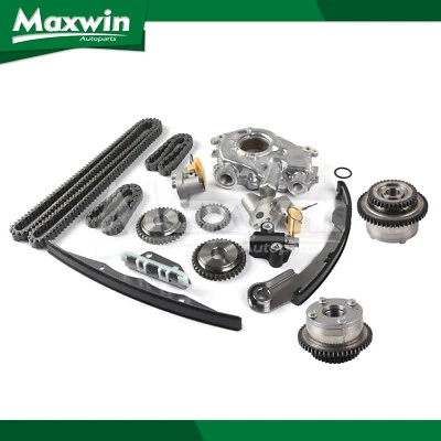 Kit de cadena de distribución para Nissan Frontier NV3500 Xterra 4,0 L bomba de aceite de piñón VVTI  Foto 1 de 4