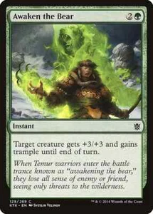 SVEGLIA L'ORSO X 4 N/M - KHANS DI TARKIR MAGIA IL RADUNO - Foto 1 di 1