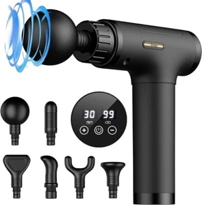 30 Speed Massage Gun Percussion Massager Deep Tissue Muscle Vibrating Relax - Picture 1 of 10