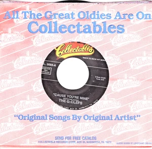 THE G-CLEFS: 'CAUSE YOU'RE MINE / KA DING DONG .. 45 RPM 6538 - Picture 1 of 3
