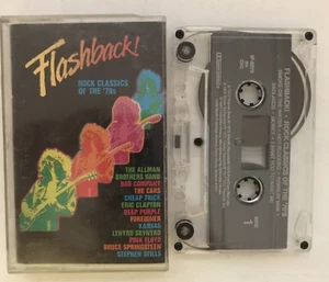 Flashback Classic 1970s Rock Cassette Tape OOP Pink Floyd Allman Brothers - Picture 1 of 2