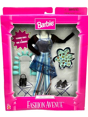 BK~ #B MUÑECA BARBIE FASHION AVENUE 1999 TREND CITY 20642 20645 NUEVA EN CAJA Foto 1 de 2