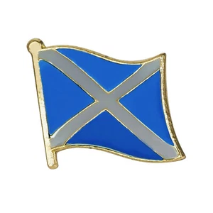 SCHOTTLAND FLAGGE ANSTECKNADELN 0,5" St Andrews Cross Saltire Abzeichen schottische Krawattennadel - Bild 1 von 4