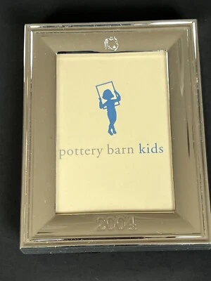 2英寸×3英寸抛光不锈钢2004相框Pottery Barn Kids出品。 — 第 1/4 张图片
