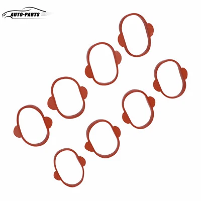 New Intake Manifold Gasket Set of 8 for Porsche Cayenne Panamera 3.6L 4.8L Foto 1 de 4