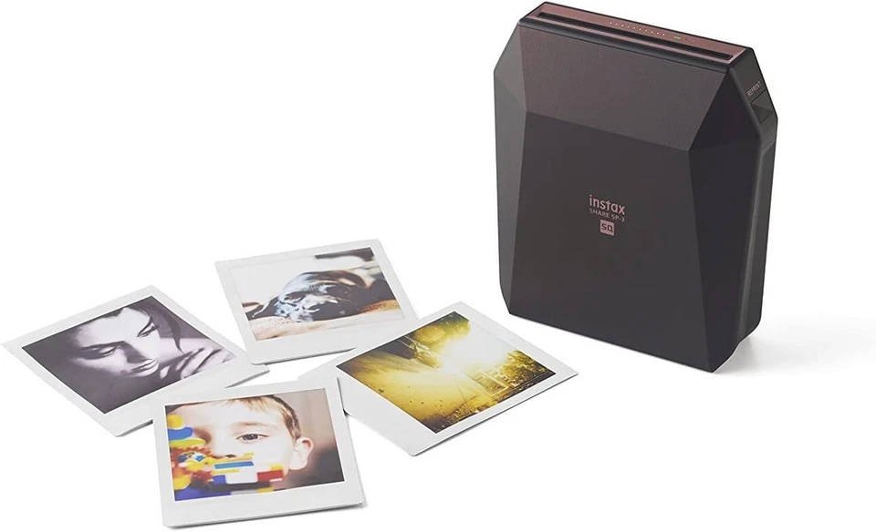 Instax Fujifilm Square Instant Share Sp-3  Film Wireless SmartPhone Printer BLK - Image 1 of 4