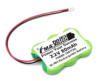 Ni-MH Battery 7.2V 80MAH to GETRONICS Gtalarm GT945 self powered Car Alarm Siren - Image 1 of 4