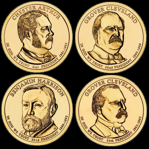 A 2012 PRESIDENTIAL DOLLAR COMPLETE FULL  COIN SET BRILLIANT UNCIRCULATED Mint! Cover