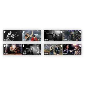 GB 2025 AC/DC Stamp Set MNH, issue date 18/02/2025 - Picture 1 of 9