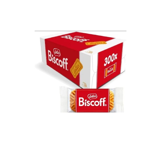 Lotus Biscoff |300 Biscotti Confezionati Singolarmente | Vegani Senza Coloranti