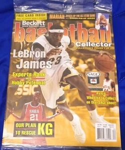 2003 Lebron James Beckett Basketball Collector 1 of 2 Sealed Brand New Magazine! - Picture 1 of 1
