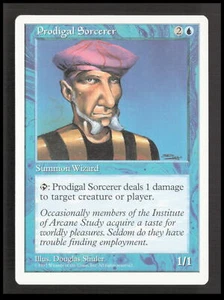 MTG Prodigal Sorcerer Common Fifth Edition Card CB-1-3-B-33 - Picture 1 of 7