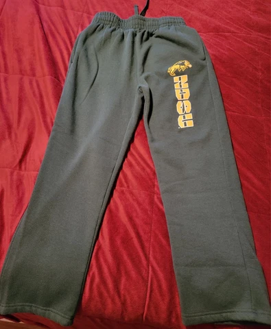 Statium Athletics-NDSU NORTH DAKOTA STATE BISON Lounge Sweats Pockets Mens Small Cover