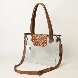 Bolso occidental de cuero genuino para mujer AD ADBG1186A American Darling tooled a mano - Imagen 1 de 8