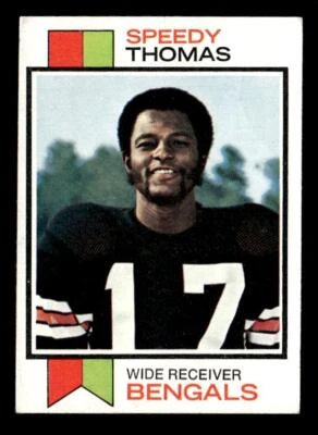 1973 Topps #113 Speedy Thomas Rookie Cincinnati Bengals - Image 1 of 2