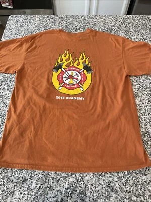 Camiseta Naranja 2015 Southern Arizona Fire Academy Gráfica XL Llamas Foto 1 de 4