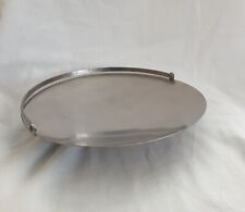 VINTAGE ROBERT WELCH OLD HALL STAINLESS STEEL HANDLED CAKE STAND MID CENTURY