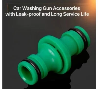 2  PZ RACCORDO DRITTO UNIVERSALE A 2 VIE IRRIGAZIONE GIARDINO PLASTICA ABS VERDE - Immagine 1 di 4