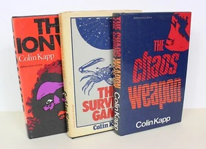 Colin Kapp ION WAR SURVIVAL GAME CHAOS WEAPON 1st Editions Hardbacks Wrappers - Picture 1 of 10