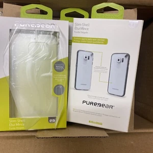 Genuine PureGear Slim Shell Case Cover For Samsung Galaxy S6 Clear 61078PG - Picture 1 of 3