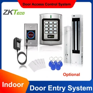Sistema de Control de Acceso para Puerta KiT Cerradura Magnética Zkteco, Tarjeta de Identificación de Acceso Contraseña - Imagen 1 de 14