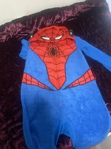 Kids Spiderman With Hood Pjs Size Kids 6/7 - Picture 1 of 1