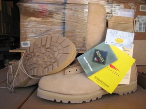 militar 14 1/2 XW botas de combate templado GORE-TEX NEW desierto bronceado Belleville USA - Imagen 1 de 3