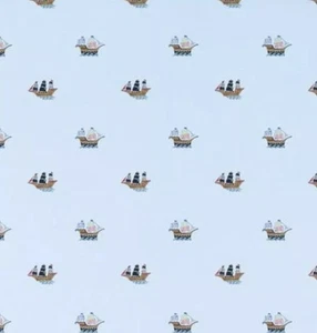 Laura Ashley Pirate Ships Superior Quality Wallpaper - 2 Rolls Batch W086349-A/1 - Picture 1 of 9