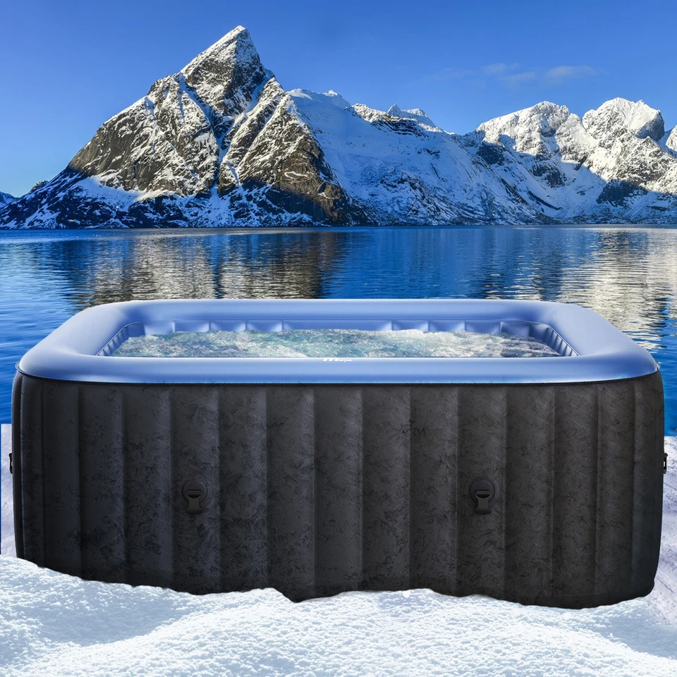 Whirlpool aufblasbar MSpa Tekapo Comfort 4 Personen In-Outdoor Pool 158x158cm - Bild 1 von 4