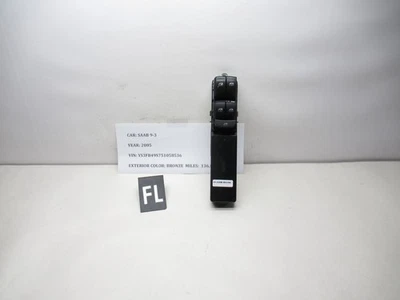 2003-2011 Saab 9-3 window switch driver side 12764038 OEM Foto 1 de 4