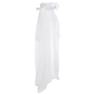 Flower Wreath Crown with Garland Floral Headband Hair Accessory - Image 1 of 4