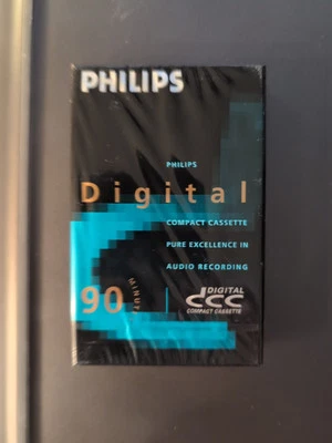 PHILIPS DCC 90 Minute Digital Compact Cassette - Brand New - Sealed - DCC 900 - Image 1 of 4