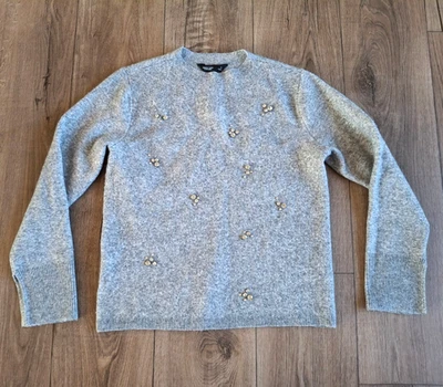 Women's Simply Vera Vera Wang Rhinestone Cluster Pullover Size Small - Image 1 of 4