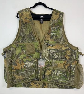 Mossy Oak Turkey Thugs Camo Hunting Vest Mens NWT Sz 2XL READ - Picture 1 of 14