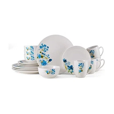 Studio Nova Painted Wildflowers 16-Piece Dinnerware Set, Service for 4 - Image 1 of 4