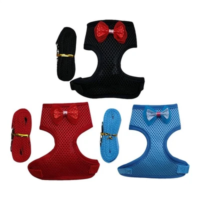 1x Arnés de Pollo con Correa Malla Ajustable Arnés Transpirable para Pollo  Foto 1 de 4