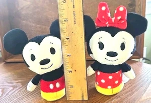 2er Set Hallmark Itty Bittys Disney Mickey & Minnie Mouse Plüsch - Bild 1 von 9