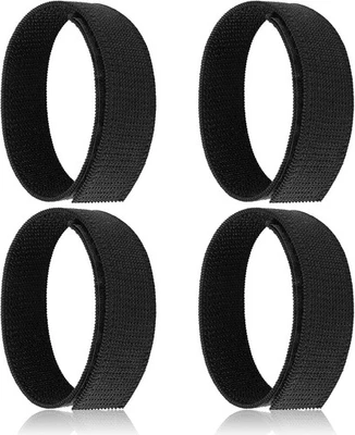 BRAND: WANMU 4 Pcs Black Boot Blousers, Elastic Military Straps, Boot...