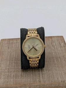Watch Womens Michael Kors Melissa Pavé Gold Tone MK4371 Wristwatch - Picture 1 of 5