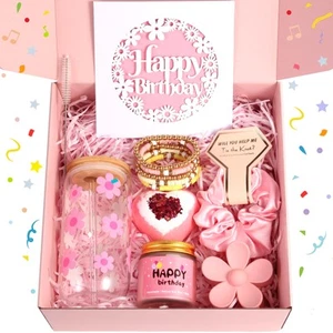 Birthday Gift for Teen Girls, 7 Cute Gifts with Tasks, Happy Birthday Gift Id... - Picture 1 of 7